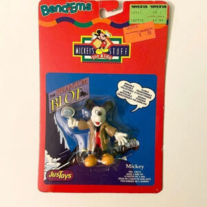 Vintage 90s Bend Ems  The Phantom Blot Mickey Toy Mickeys Stuff Bendable Figure